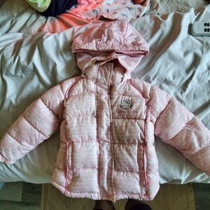 Sanrio Pink Hello Kitty Puffer Jacket
